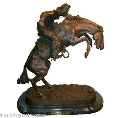 Wooly Chaps Finest US Lost Wax Bronze Sculpture Inspired By F. Remington Baby • $235