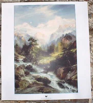 In The Teton Range By Thomas Moran 18  X 20  Western Art Print New Museum Printe • $18