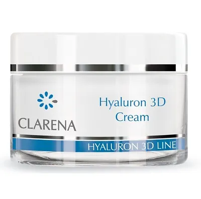 £28.54 • Buy Clarena Hyaluron 3D Ultra Moisturising Anti Wrinkle Cream DRY SKIN 50ml