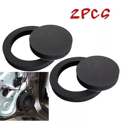 2PCS 6.5 Car Speaker Ring Bass Door-Trim Sound Insulation Cotton Accessories • $17.93