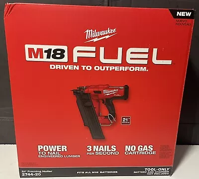 Milwaukee M18 Fuel 21 Degree Framing Nailer (TOOL ONLY) 2744-20 • $330