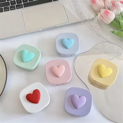 £3.68 • Buy Travel Storage Box Eye Lenses Holder Cosmetic Contact Lens Contact Lenses Case