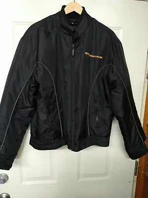 HONDA GOLDWING Collection Mens Riding Jacket Black Medium Black Nylon With Liner • $55