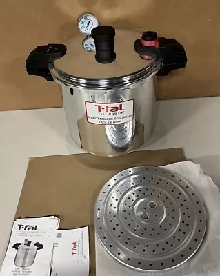 T-fal Aluminum Pressure Cooker Pressure Canner With Pressure Control 22Qt/20.8L • $45.99