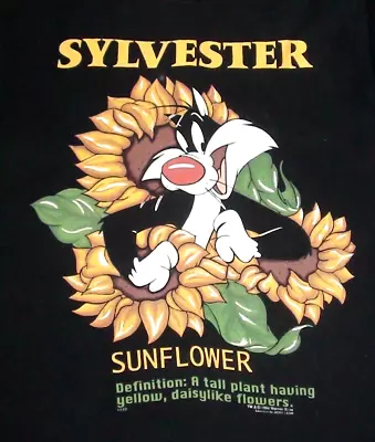 Vintage 1994 Sylvester Sunflower Single Stitch T-shirt  #2253 Jerry Leigh L/xl • $38.95