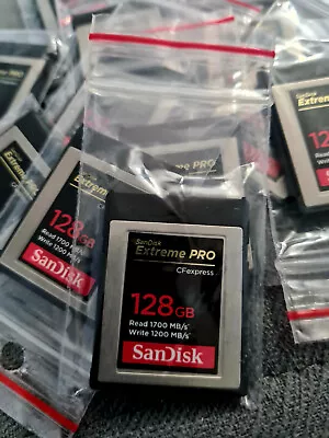 SanDisk Extreme Pro CFexpress 128GB Memory Card CFexpress Type B XQD 1700/1200 • £117.52