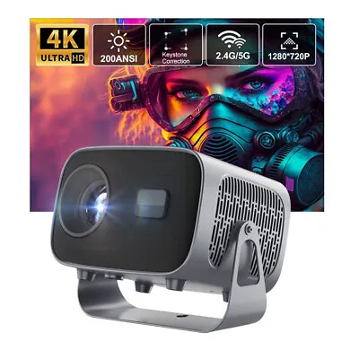 4K Proyector Para Moviles Celular Wifi Bluetooth Android Y Ios Iphone Portatil • $119.99