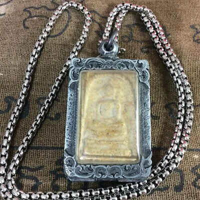 $28.97 • Buy Phra LP Toh Wat Rakang Temple Necklace Pendant Talisman Powerful Thai Amulet D3