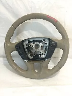 2009-2014 Nissan Murano Strng Wheel W/ Control Buttons Tan OEM • $129