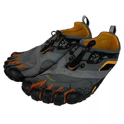 Vibram Fivefingers Barefoot Running Shoes Mens EU 41 US 8.5 Black Yellow • $39.99