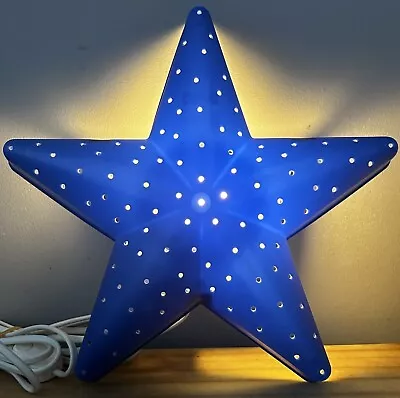 IKEA Smila Stjarna Blue Star Wall Light Children's Bedroom Nightlight • £10