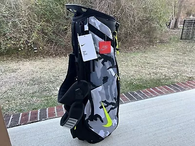 Nike Air Sport 2 Golf Bag (Anthracite/Volt Camouflage New W Tags) • $175