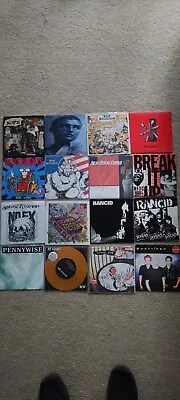 £50 • Buy Job Lot, Mixed Vinyl 7 Inch Singles Punk 1990s-2000s. Some Limited Editions