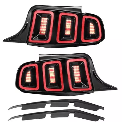 LED Tail Lights For 2010-2014 Ford Mustang Sequential Turn Signal Clear Lens • $399.99