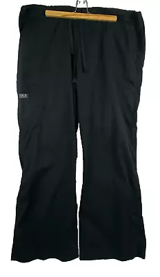 Cherokee Workwear Women's Black XL Scrub Pants 2 Pairs - A5 • $15.87