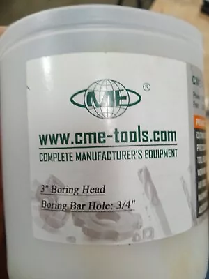 $59 • Buy CME Tools 3 Inch Boring Head With 3/4 Inch Boring Ball Hole,.    9034