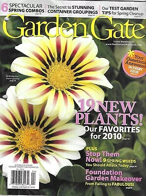 Garden Gate Magazine Favorite Plants Of The Year Foundation Makeover Weeds 2010. • $13.45