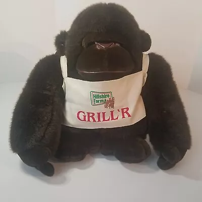 Vintage 1988 Large Dakin Hillshire Farm BBQ Promo Chef Goro Gorilla W Tags • $74.17