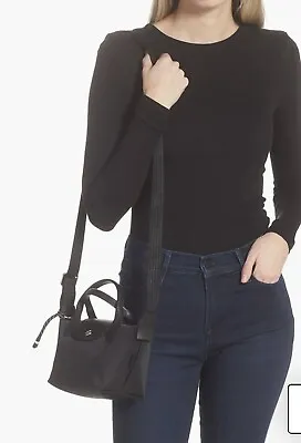 New Energy Handbag Longchamp Shoulder Crossbody Bag Tote Size XS Black • $119