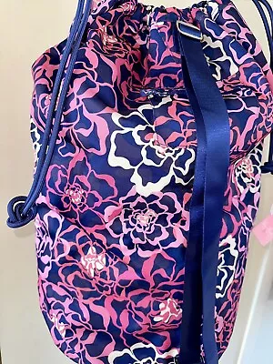 VERA BRADLEY Laundry Bag KATALINA PINK Hamper Travel Duffel Dorm Room NWT #18219 • $37.95