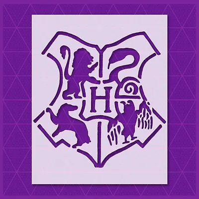 Hogwarts Crest Stencil - 10 Mil Mylar • $10.99