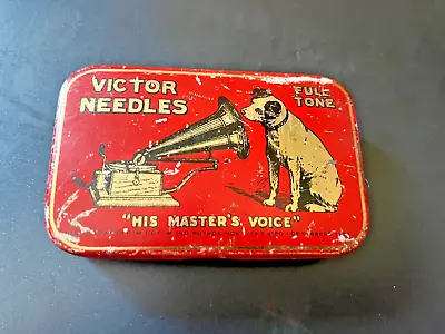 Victor Phonograph 500 Full Tone Steel Needles Tin Victrola • $25.50