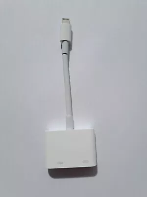 Genuine Apple Lightning To Hdmi Digital Av Tv Adapter Cable For Ipad Iphone • £13.50