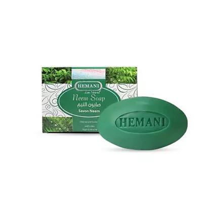 Hemani Neem Soap 75g Savon Neem Cleanses And Soothes • £4.99