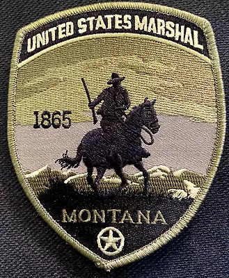 US Marshals Service - District Of Montana OD Rare * Genuine Kokopelli Patch * • $19.95