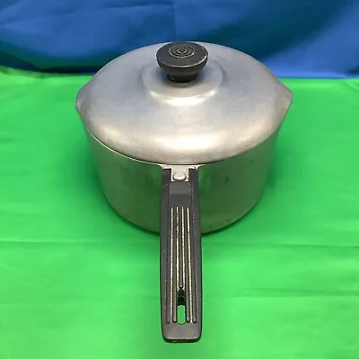Vintage GHC Magnalite 3 Quart Duel Pour Saucepan Pot 3 Liters W Lid • $28