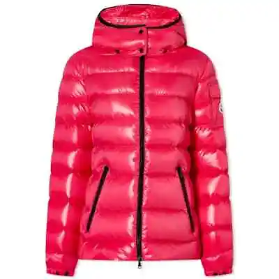 Moncler Pink Down Bady Hooded Jacket Size:1/S $1640 NWT • $850