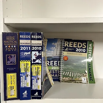 Reeds Nautical Almanac 2011 2010 2002 2018 Bundle Extras V27 • £11.99