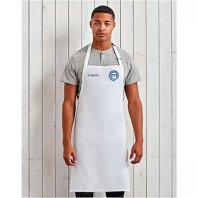 Personalised Masterchef Cooking Apron Embroidered With Name Baking TV Inspired  • £12.99
