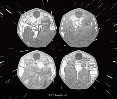 First Ever 50p Star Wars Coins - Officially Released By Disney & Royal Mint • £39.99