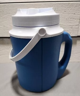 Vintage Rubbermaid Gott Corp 1/2 Gallon Cooler Jug NWOT #1522 Blue TS • $25