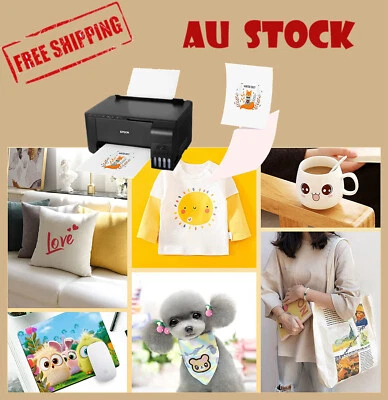 $19.99 • Buy A4 Sublimation Paper Heat Transfer Epson Ricoh HP Canon Printer Mug Cup T-Shirt
