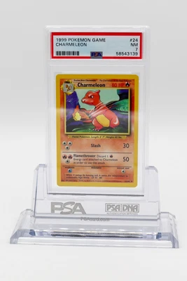 $5.50 • Buy 1999 Pokemon Base Set Charmeleon Psa 7 Near Mint 24/102 WOTC