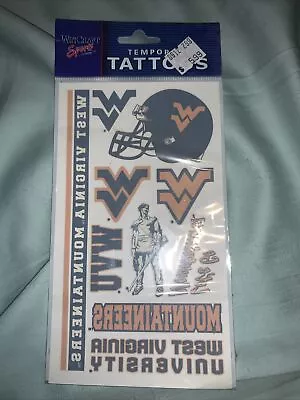 West Virginia University  Wvu Temporary Tattoos Fast Free Shipping • $2.49