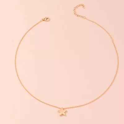 Sweet Stylish Star Pendant Necklace Dainty Star Sweater Chain Simple Jewelry • $13.92