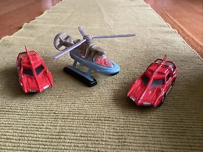 Captain Scarlet Helicopter And Cars • £20