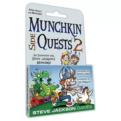Munchkin Side Quests 2 Expansion Set By Steve Jackson Games SJG4277 • $8.49