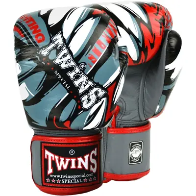 Boxing Gloves Twins Special FBGV-55 Red Fancy • $150