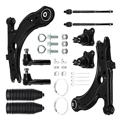 Front Lower Control Arms Tie Rods Suspension Kit For 99-05 VW Jetta Golf Beetle • $75.68