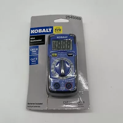 Kobalt 0.2 Amp 500-Volt Digital Mini Multimeter  2545069  • $15