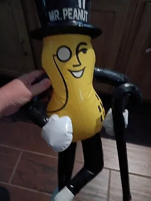 2002 Planters Mr. Peanut Plastic Blow Up Doll - 23  In Length  • $12.45