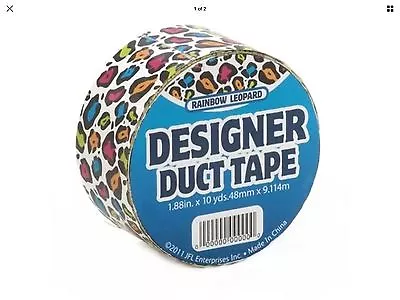 Just For Laughs JFL2517 Multi Color Cheetah / Leopard Duct Tape 1.88 In X 10 Yds • $2.99