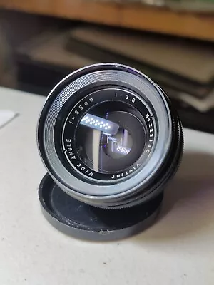 Vivitar 35mm F3.5 T Mount Vintage Wide Angle Manual Lens • $60