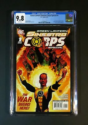 GREEN LANTERN SINESTRO CORPS SPECIAL #1 CGC 9.8 NM Ethan Van Sciver War DC 2007 • $108.58