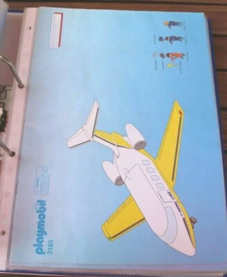 Playmobil® Construction Instructions/Instruction 3185 Airplane Aero Line (No.192) • £4.05