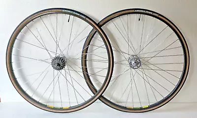 Mavic Ma40 Wheelset 700c Campagnolo Record Hubs / Skewers Regina Bx Freewheel • $325